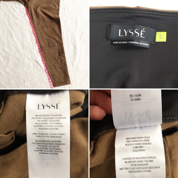 SOLD Lysse | Tan Mission Faux Suede Leggings *NWT* - Picture 8 of 8